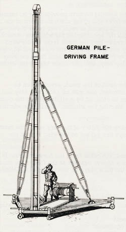 [German Pile-Driving Frame]