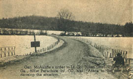 [101st Airborne Division: Ardennes road]