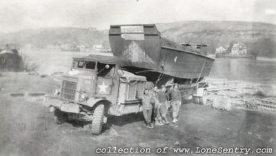 [Heavy equipment along the Rhine]